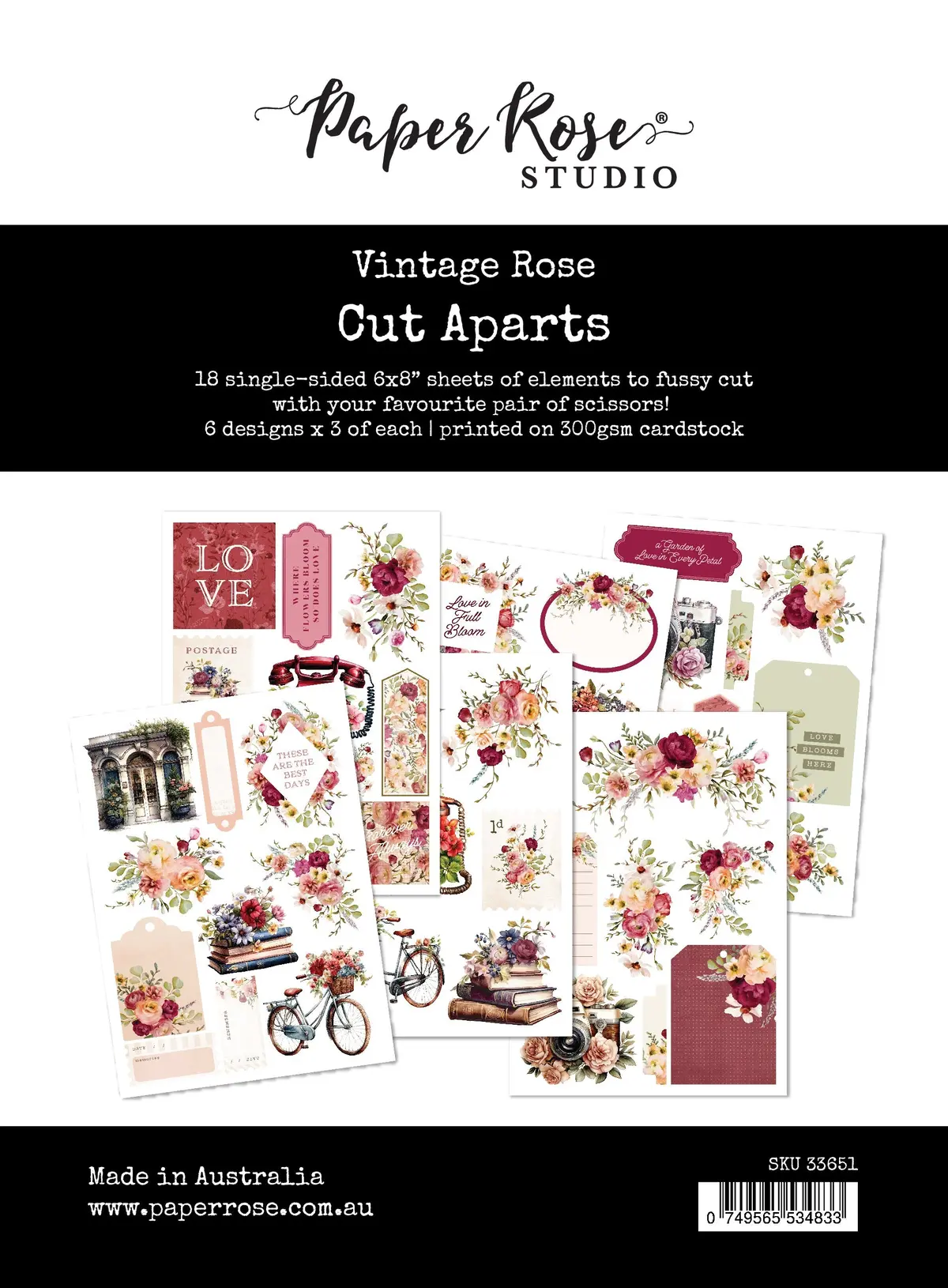 Vintage Rose Cut Aparts 33651 1