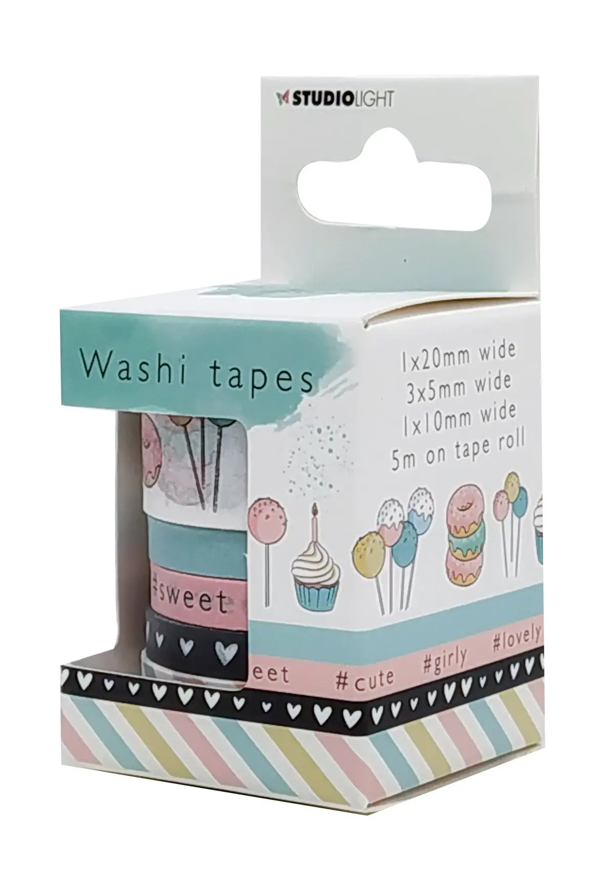 Karin Joan Washi Tape Missees Collection 5 Rolls Nr.03 1