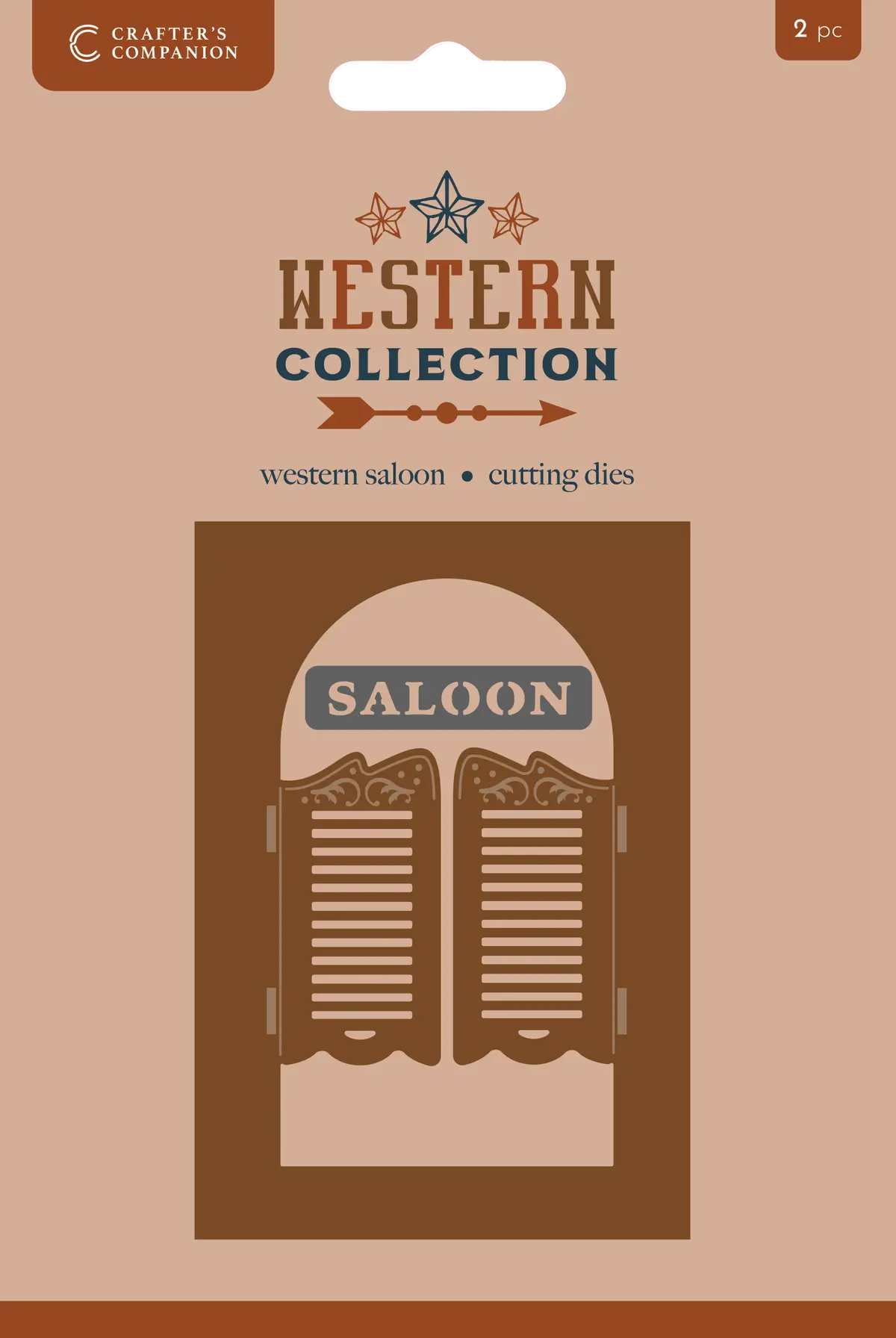 Western Collection Metal Die Create-A-Card - Western Saloon 1