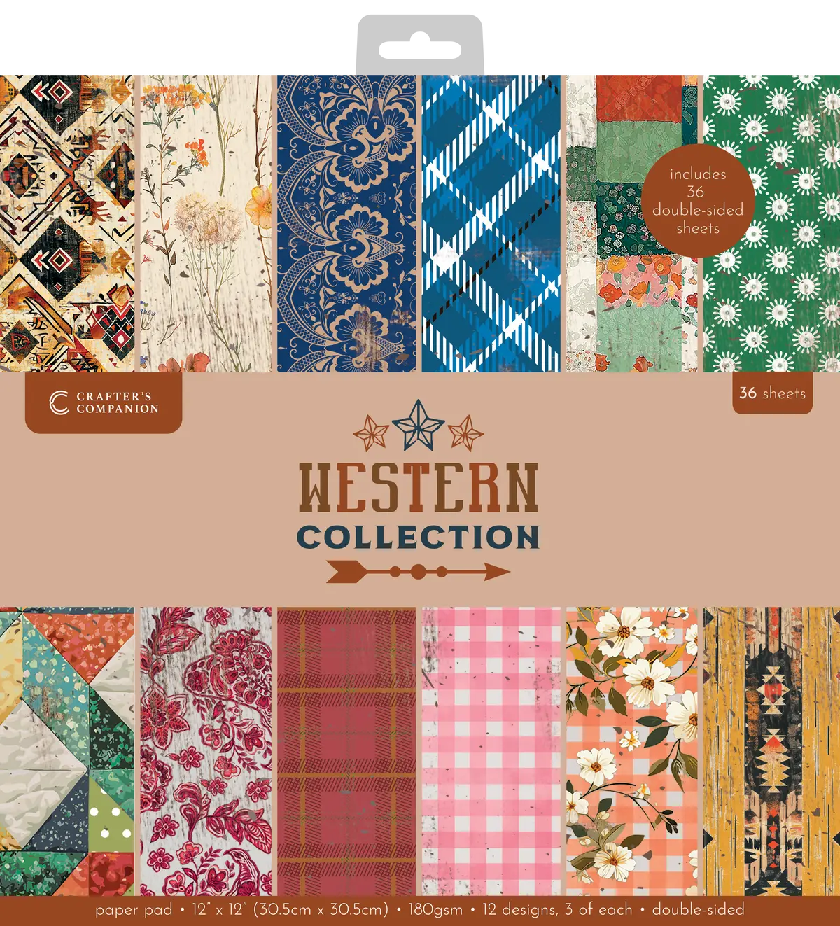 Western Collection 12”X12” Paper Pad 1