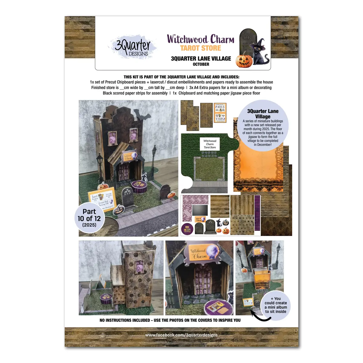 3Quarter Designs Lane Village - Witchwood Charm Tarot Store 1