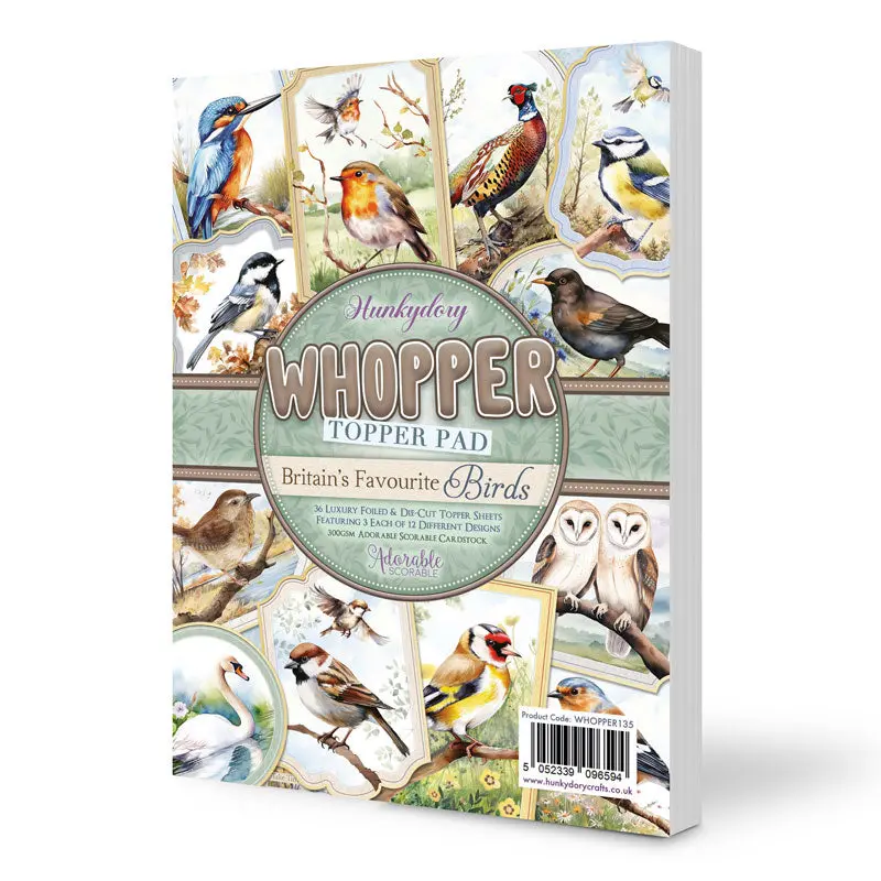 Whopper Topper Pad - Britain's Favourite Birds 1