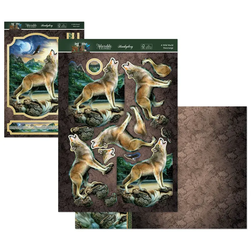 Into The Wild Deco-Large Set - A Wild World 1