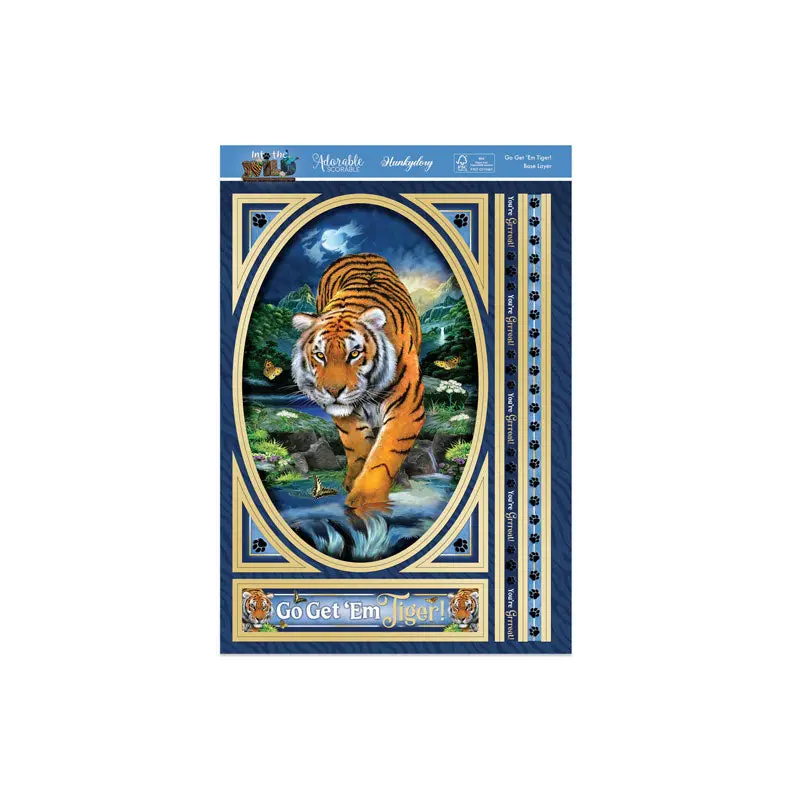 Into The Wild Deco-Large Set - Go Get 'Em Tiger! 2