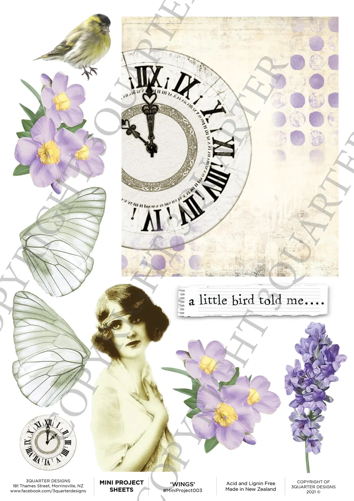 3Quarter Designs Wings Mini Project Sheet 1