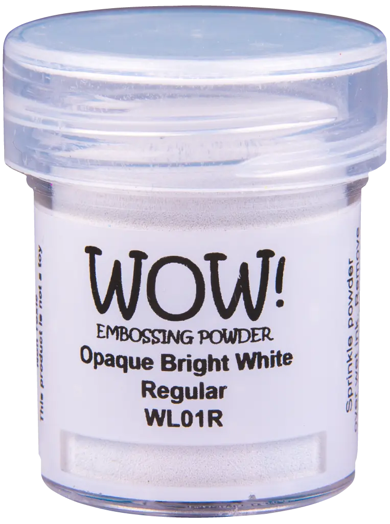Wow! Embossing Powder - Opaque White 1