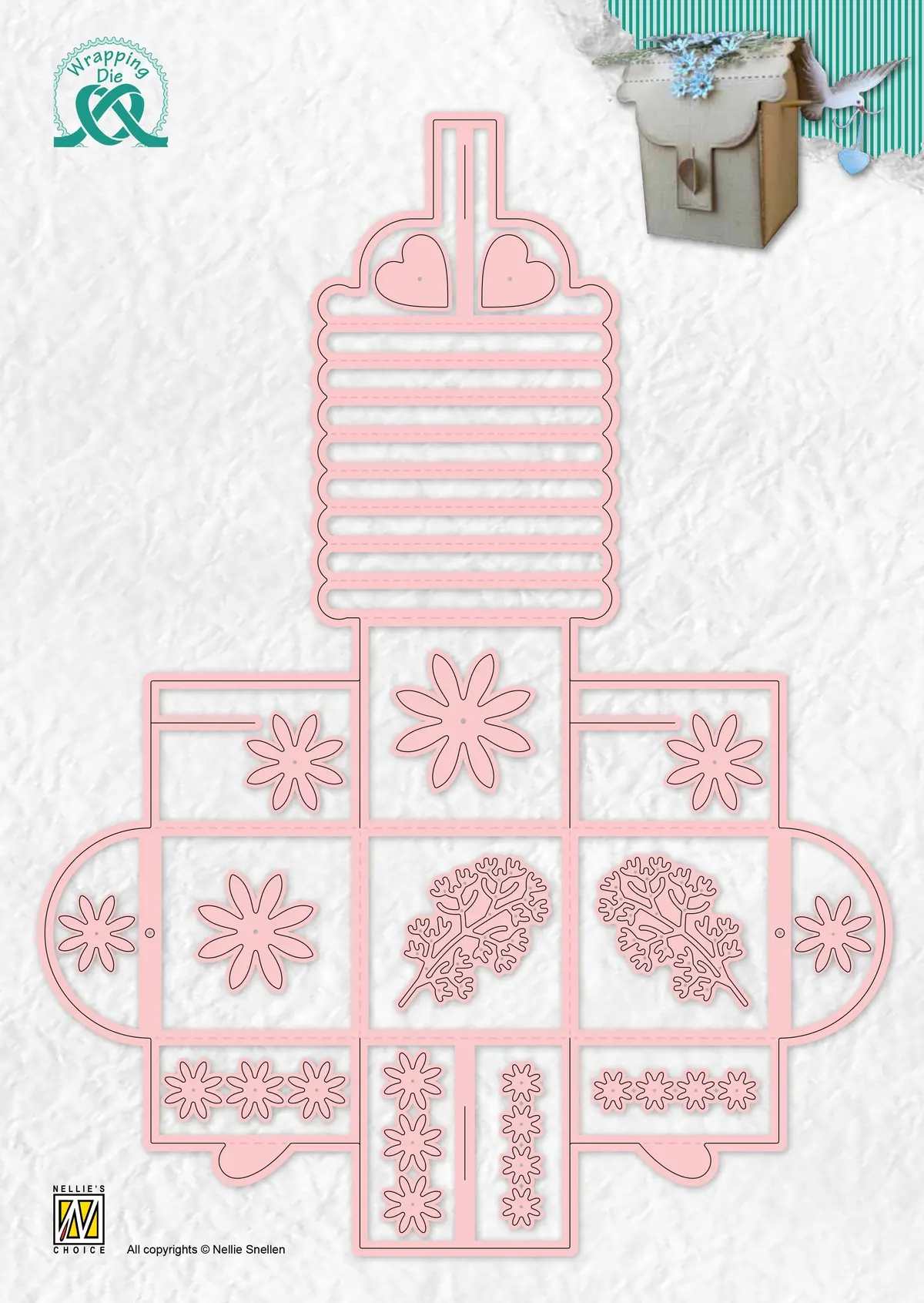 Wrapping Dies Gift Box 13 Flower Box 1