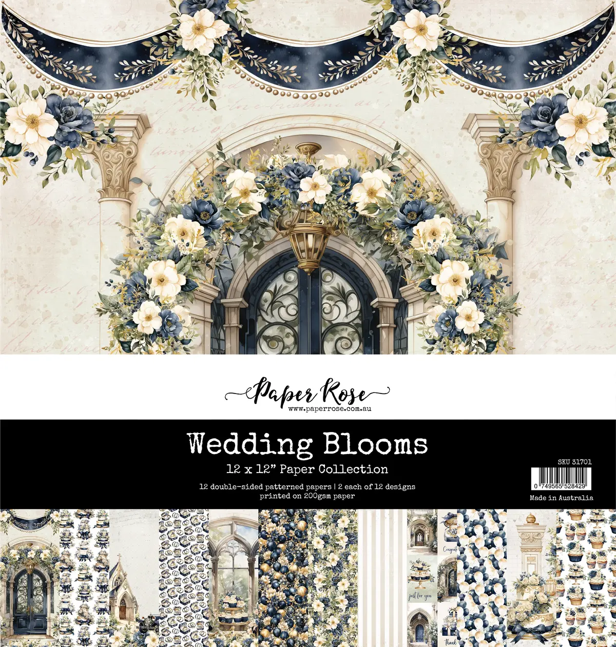 Wedding Blooms 12X12 Paper Collection 31701 1