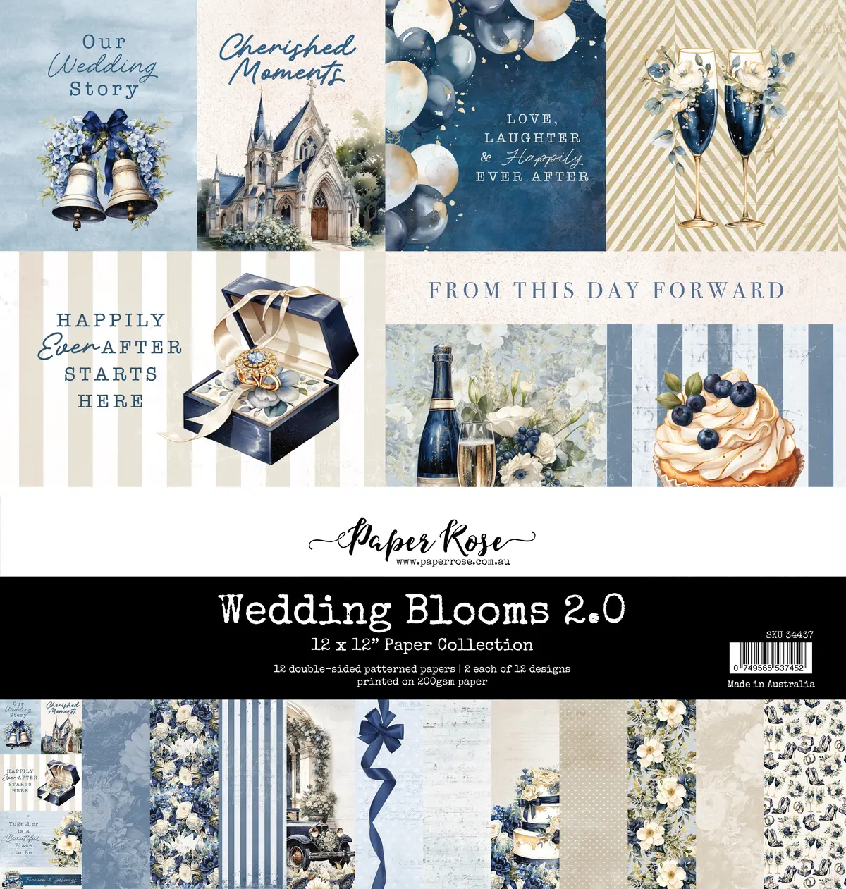 Wedding Blooms 2.0 12X12 Paper Collection 34437 1