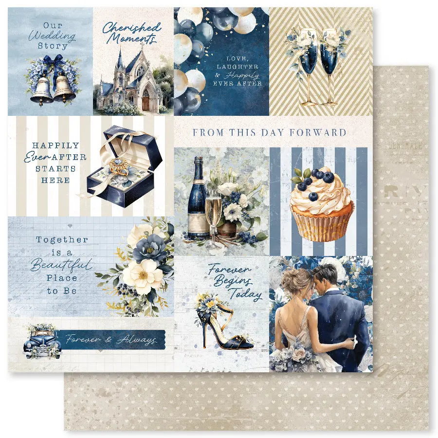 Wedding Blooms 2.0 A 12 X 12 Paper (12 Pc Bulk Pack) 34440 1