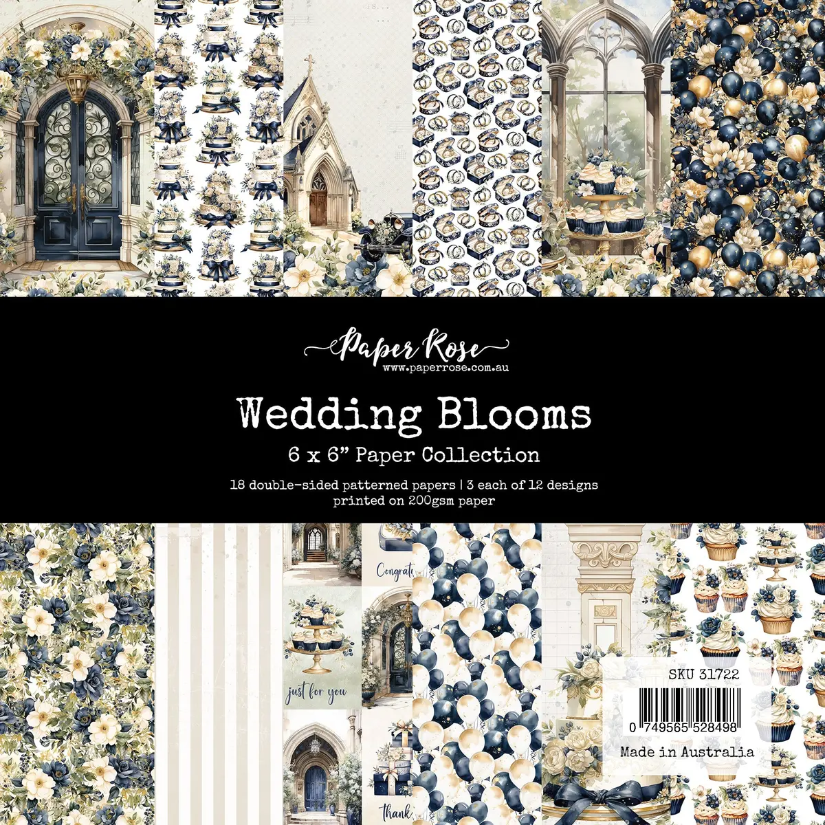 Wedding Blooms 6X6 Paper Collection 31722 1