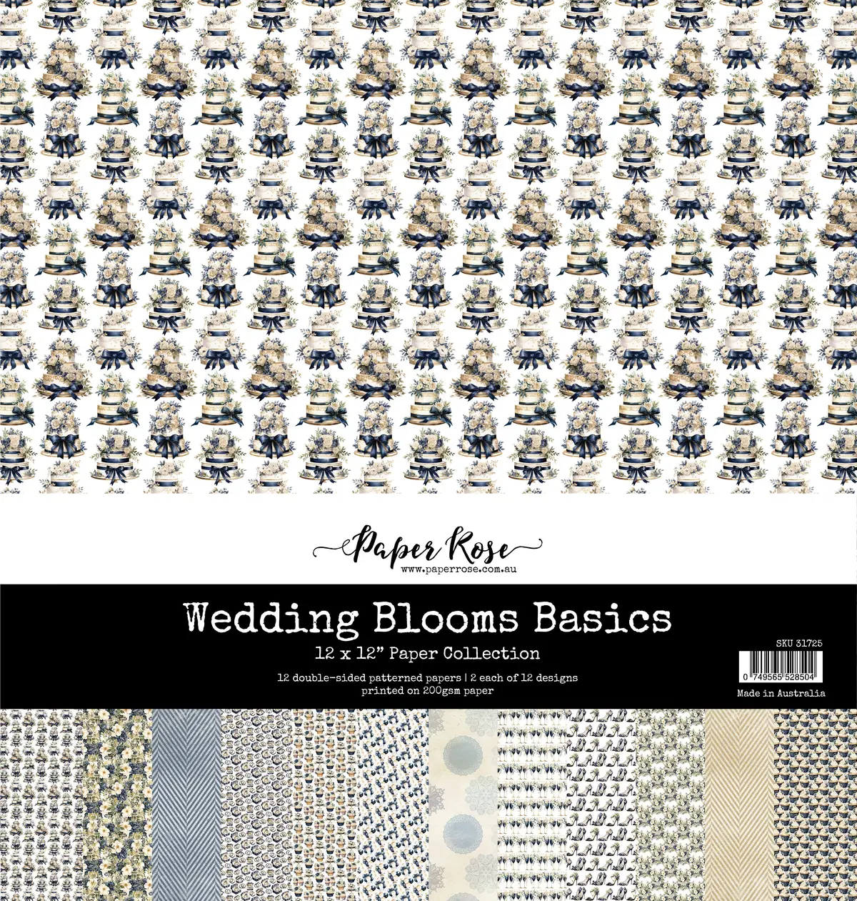 Wedding Blooms Basics 12X12 Paper Collection 31725 1