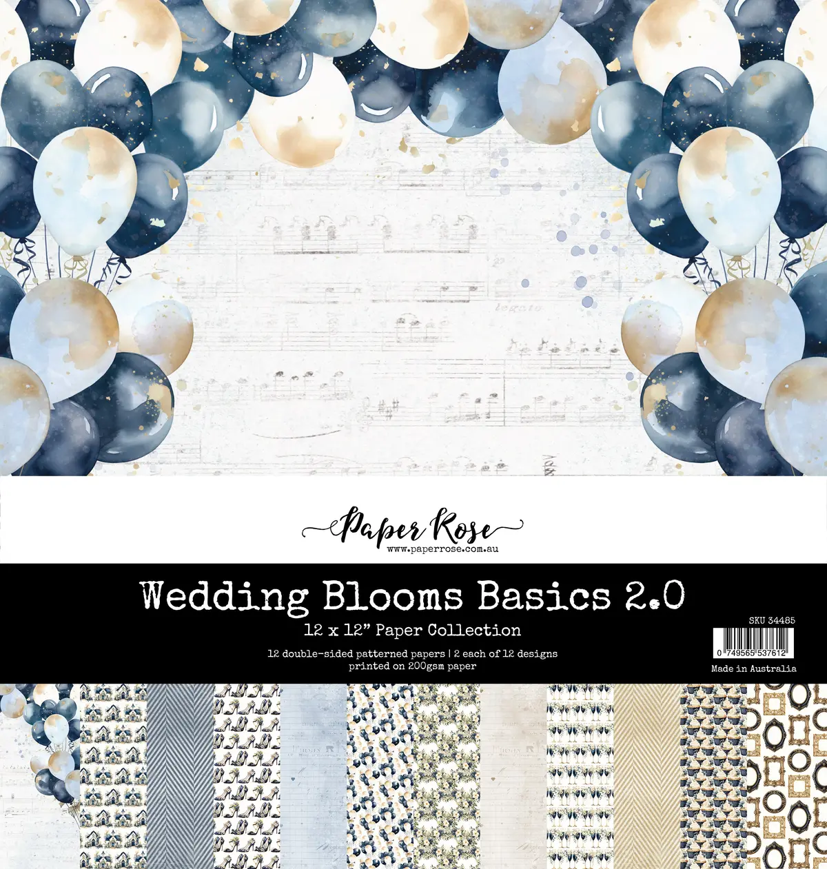 Wedding Blooms Basics 2.0 12X12 Paper Collection 34485 1