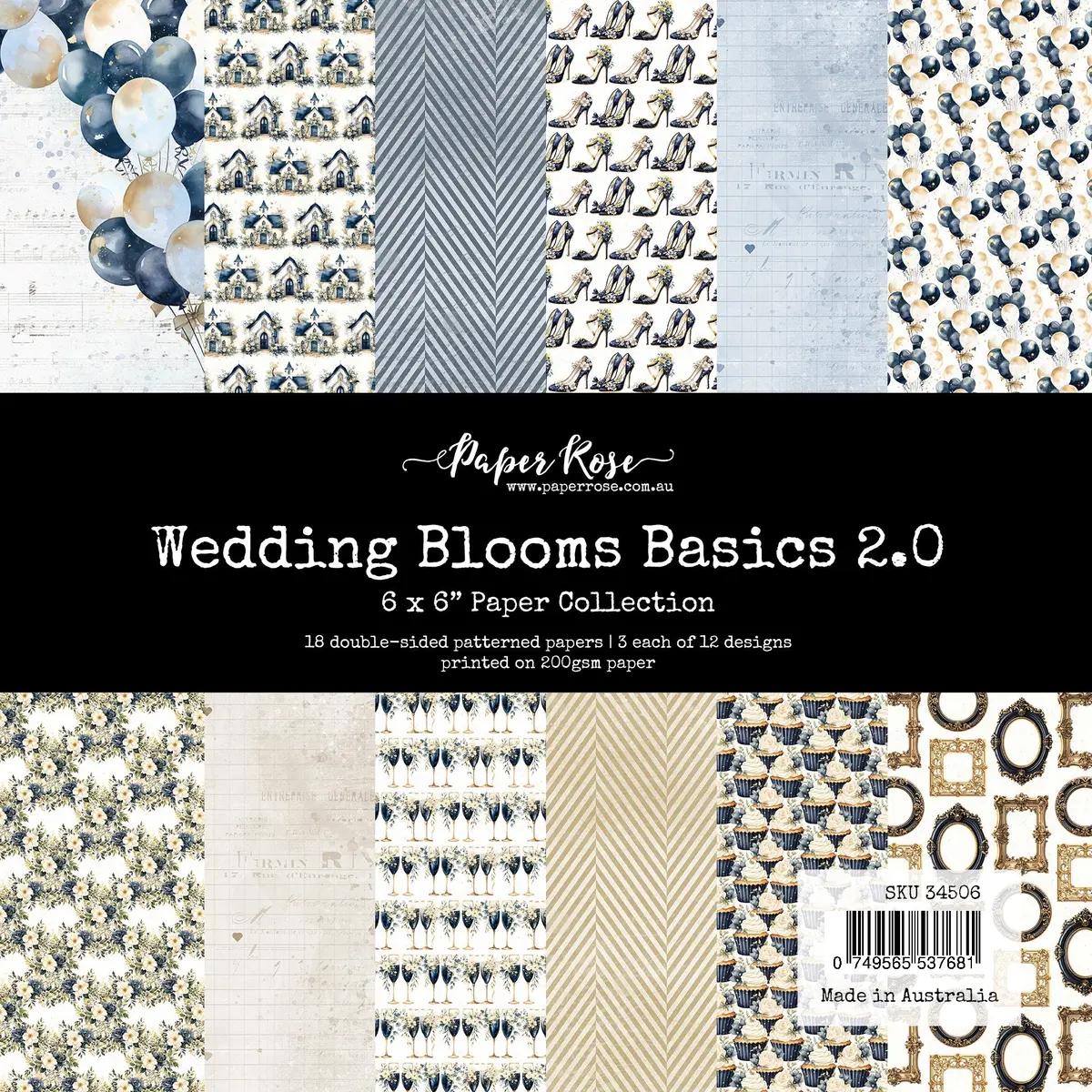 Wedding Blooms Basics 2.0 6X6 Paper Collection 34506 1