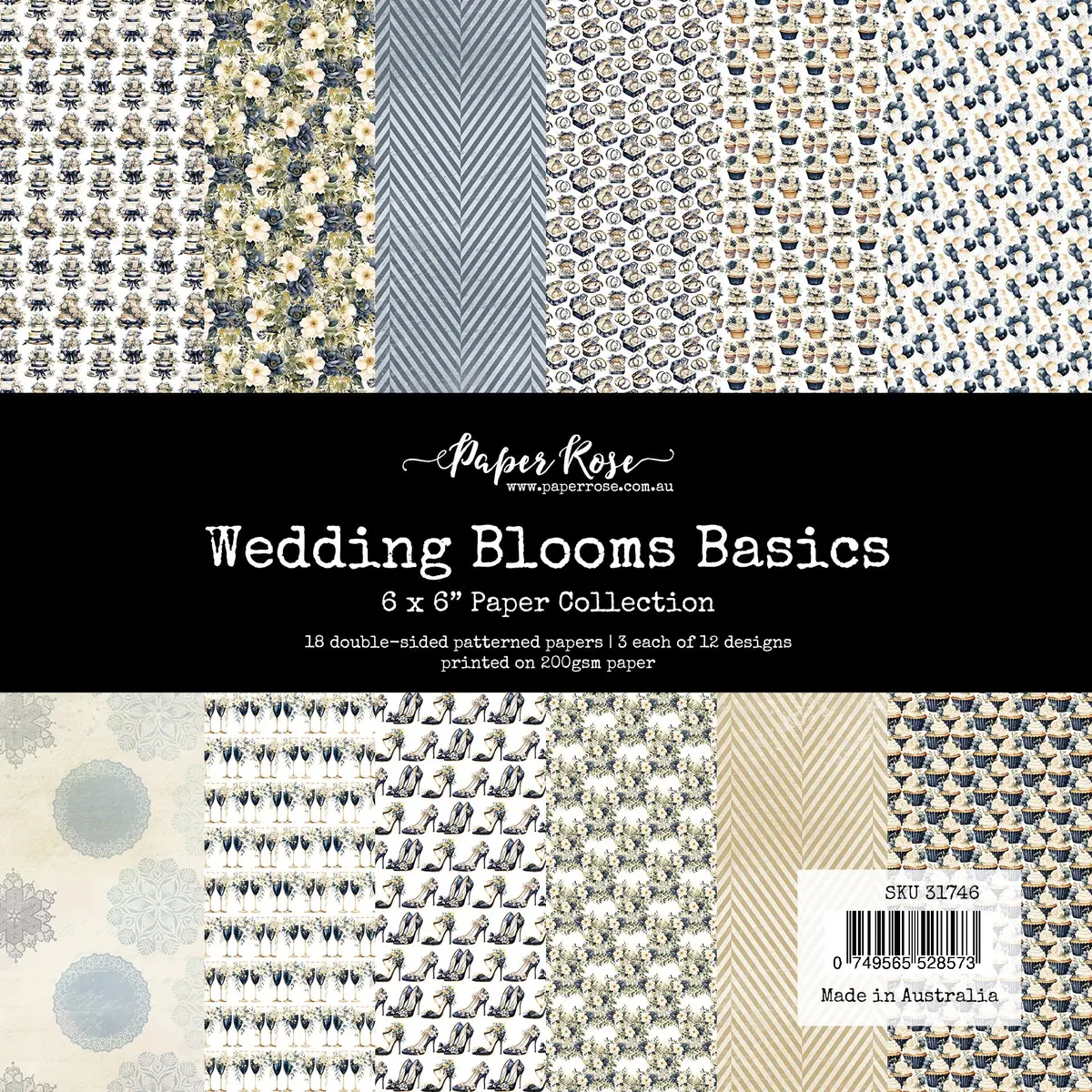 Wedding Blooms Basics 6X6 Paper Collection 31746 1