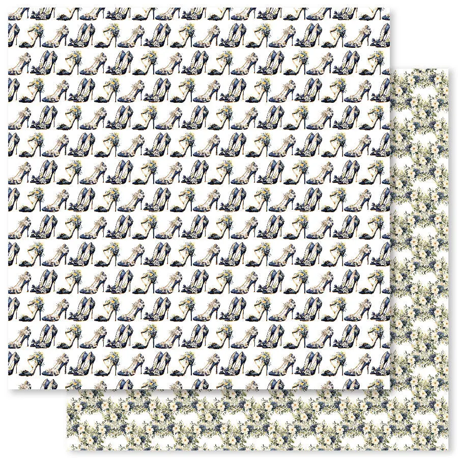 Wedding Blooms Basics E 12X12 Paper (12Pc Bulk Pack) 31740 1