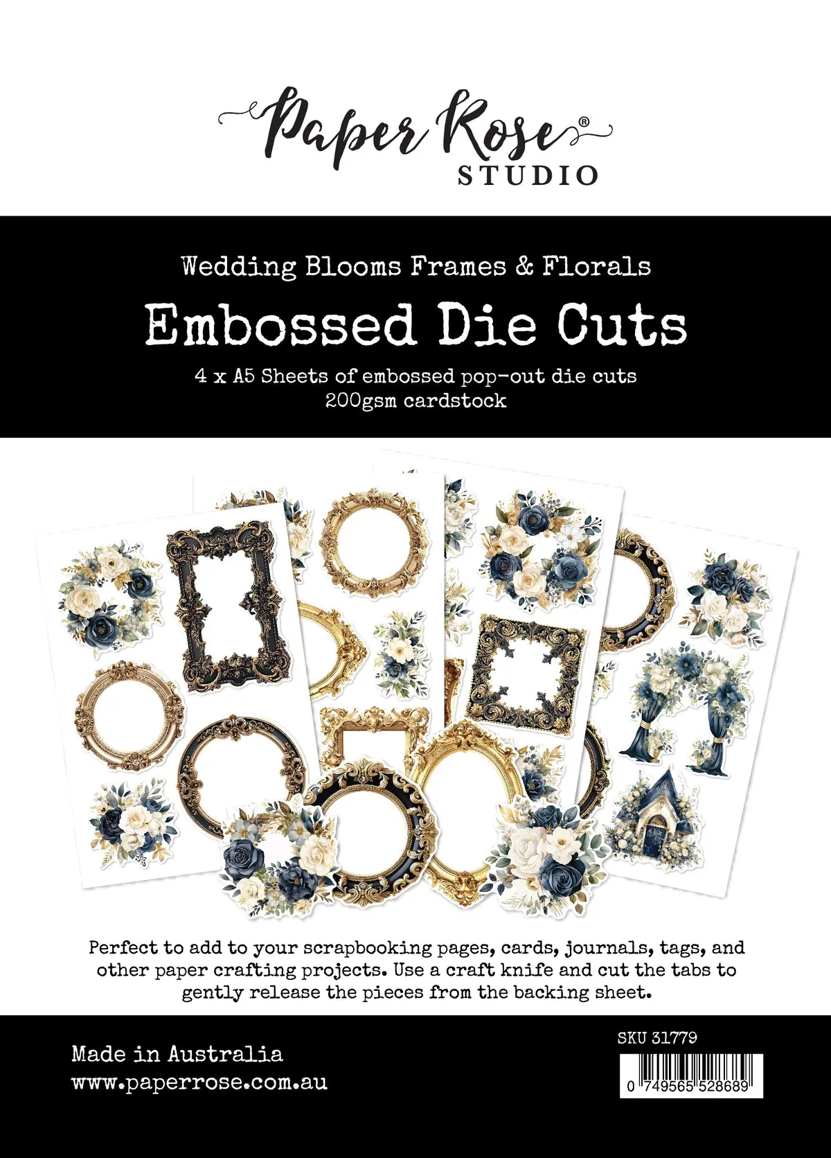 Wedding Blooms Frames & Florals Embossed Die Cuts 31779 1