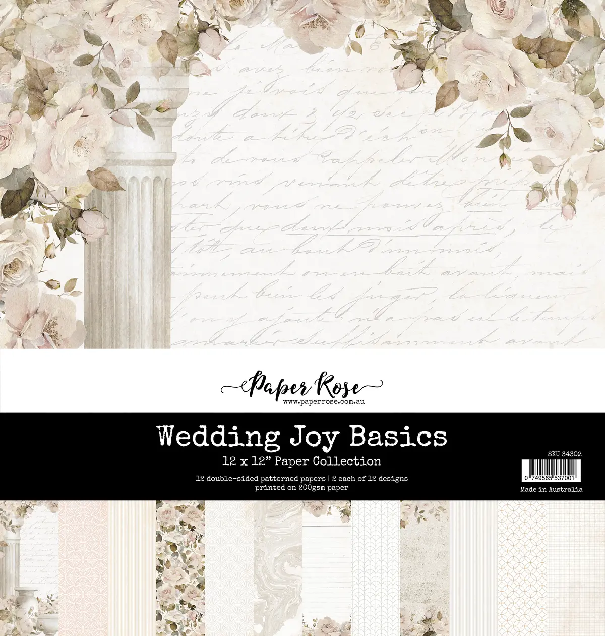 Wedding Joy Basics 12X12 Paper Collection 34302 1