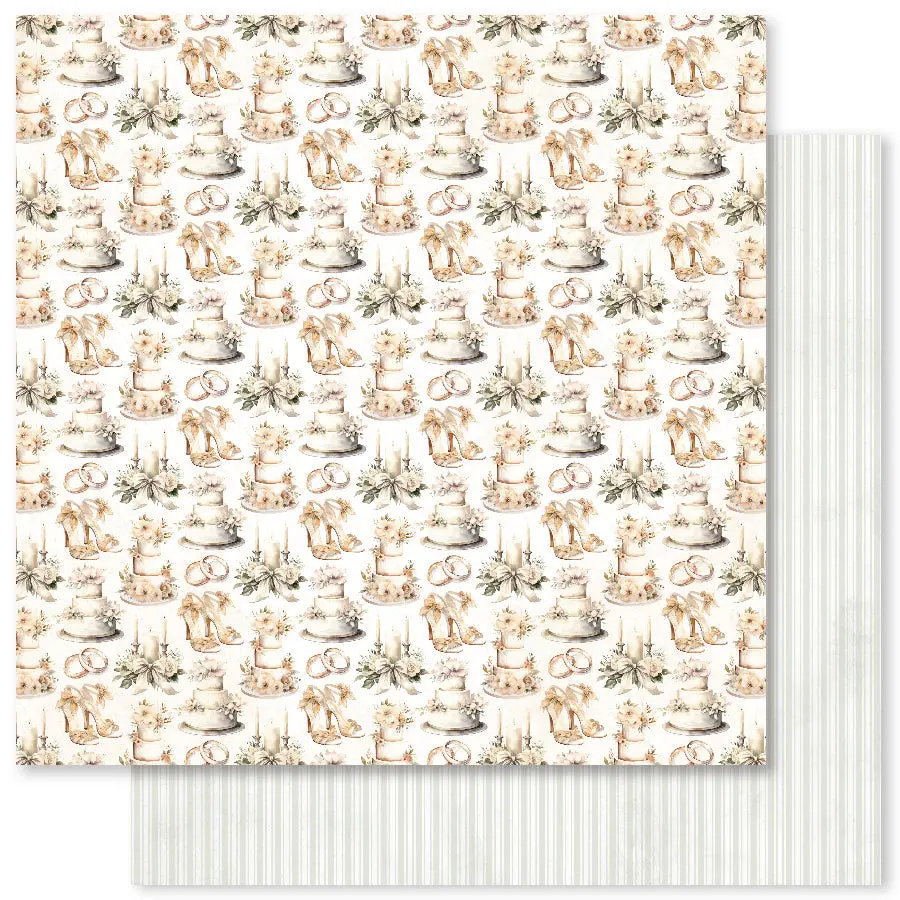 Wedding Joy C 12 X 12 Paper (12 Pc Bulk Pack) 34197 1