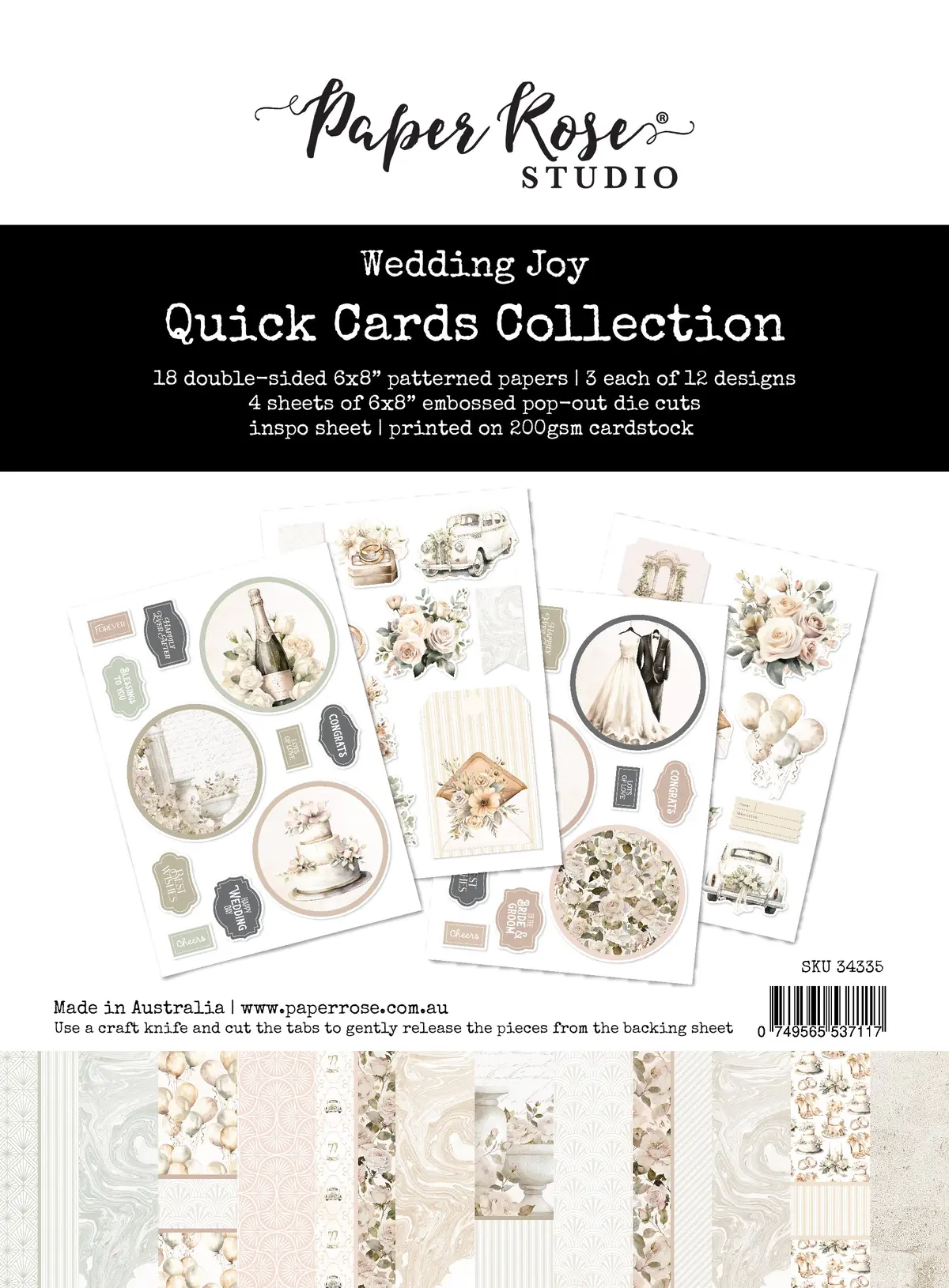 Wedding Joy Quick Cards Kit 34335 1