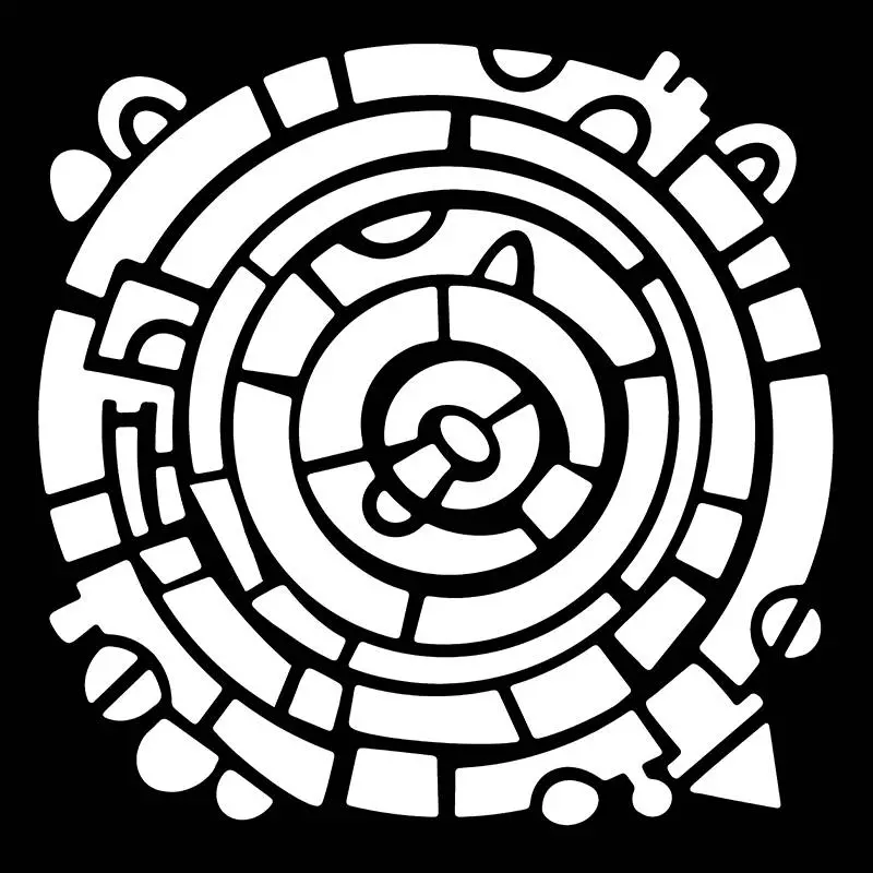Woodware Wheel 6 In X 6 In Stencil 1