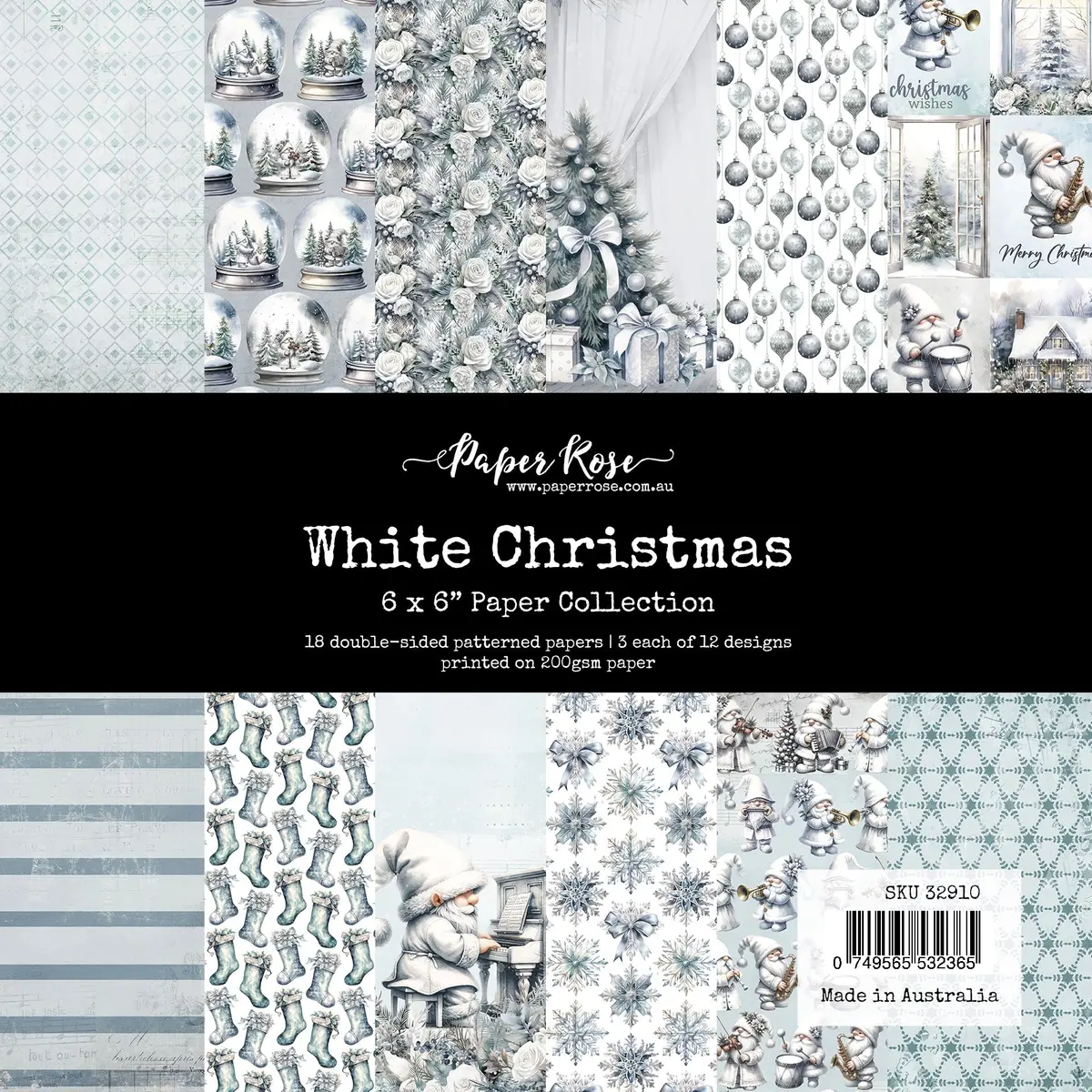 White Christmas 6X6 Paper Collection 32910 1