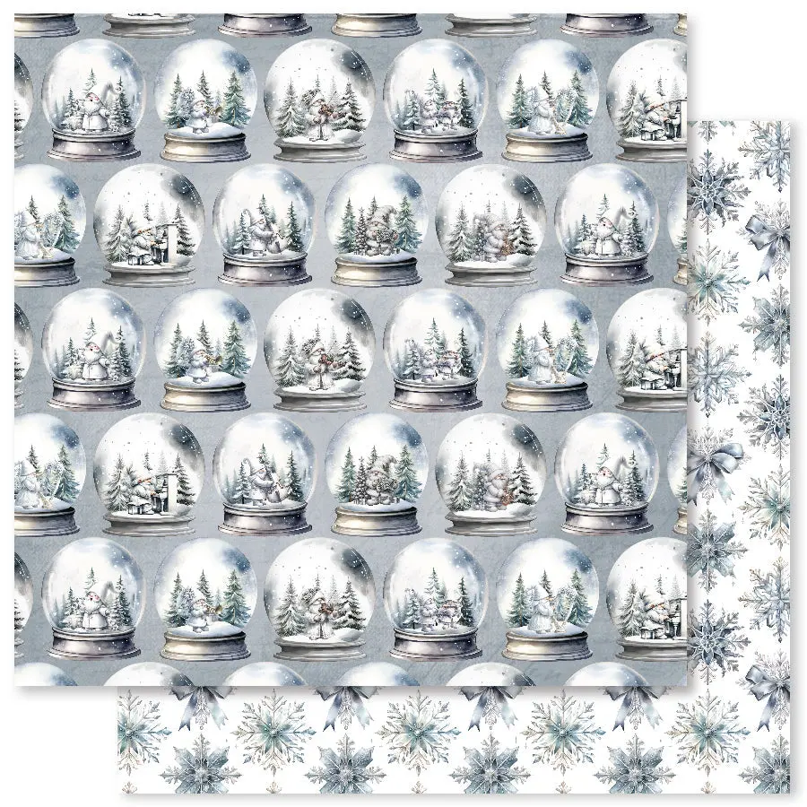 White Christmas B 12X12 Paper (12Pc Bulk Pack) 32895 1