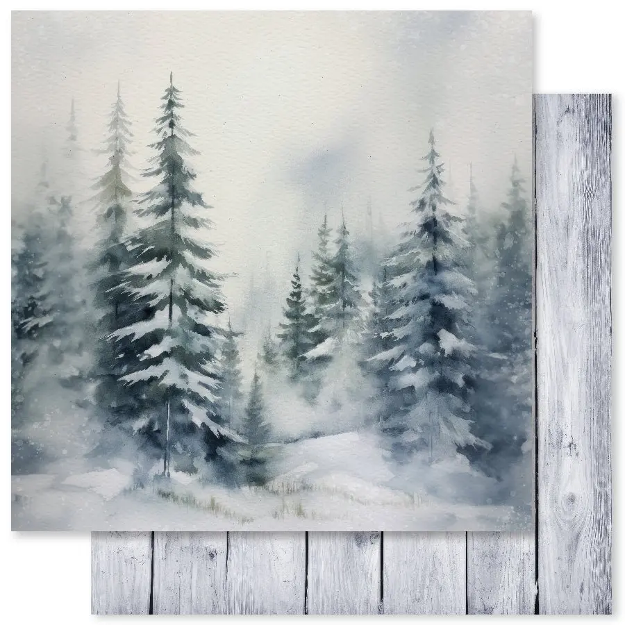 White Christmas Basics A 12X12 Paper (12Pc Bulk Pack) 32916 1