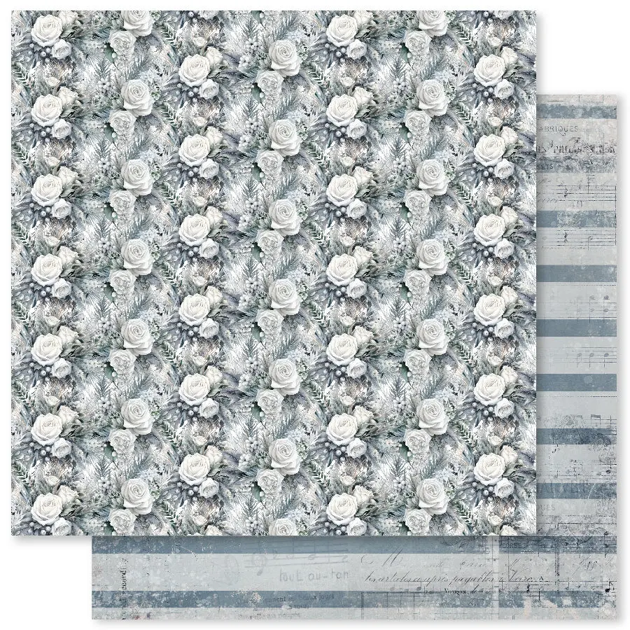 White Christmas F 12X12 Paper (12Pc Bulk Pack) 32907 1