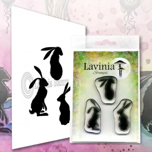 Lavinia Stamps Wild Hares Set 1