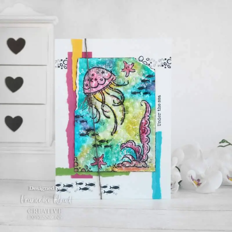Woodware Clear Singles Under The Sea 4 In X 6 In Stamp 2