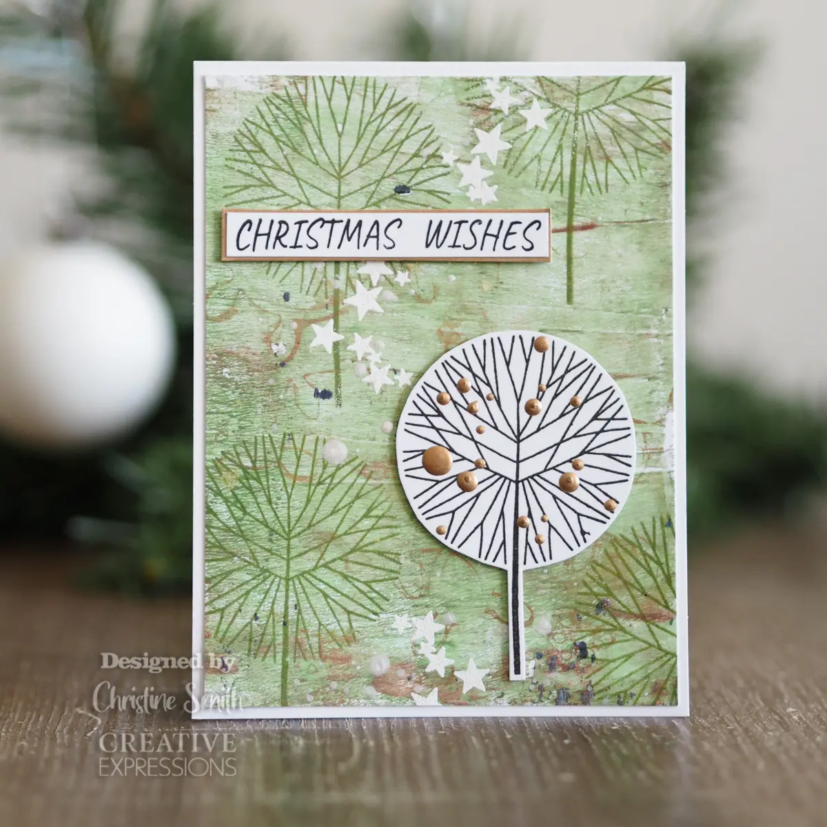 Woodware Clear Singles Mini Round Twiggy Tree 2