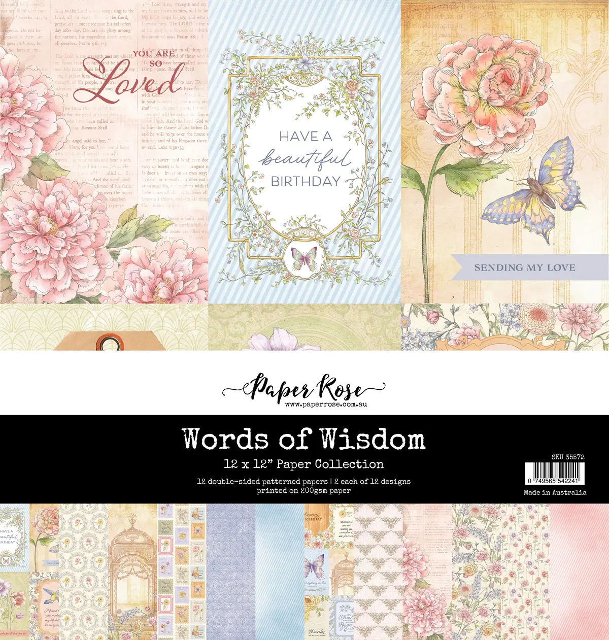 Words Of Wisdom 12X12 Paper Collection 35572 1