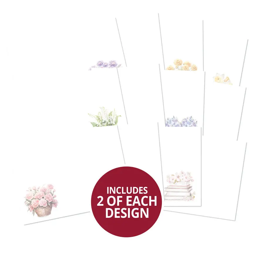 A Year Of Flowers Luxury Card Inserts 1