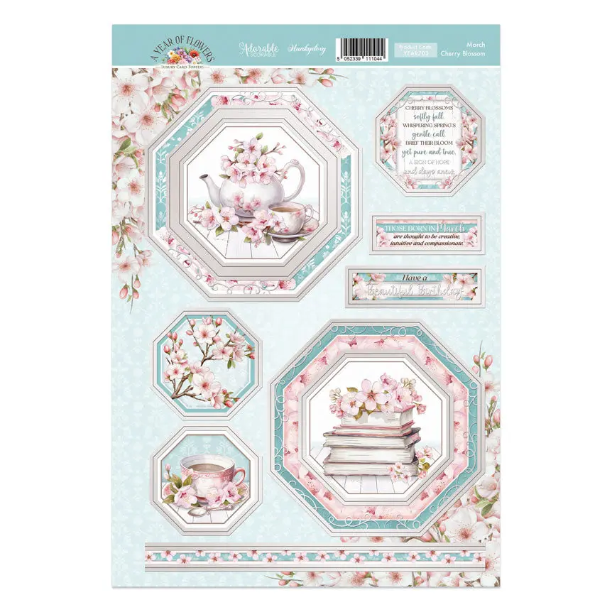 March - Cherry Blossom Luxury Topper Sheet 1