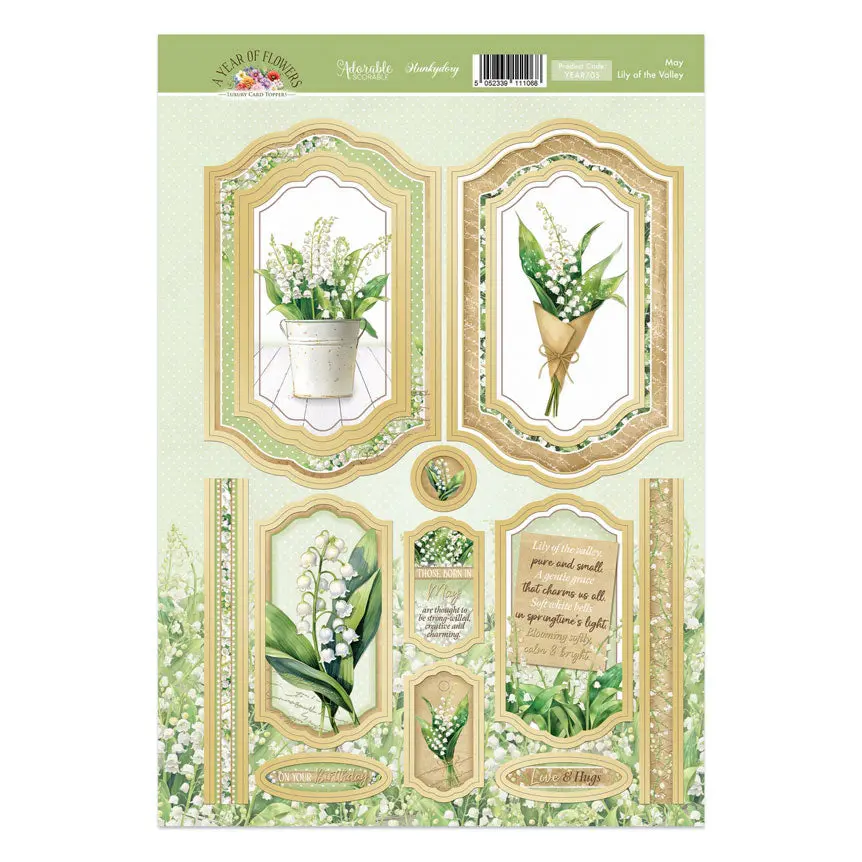 May - Lily Of The Valley Luxury Topper Sheet 1