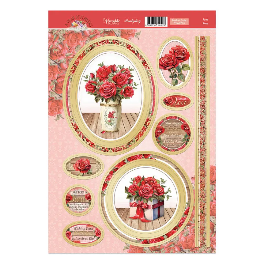 June - Rose Luxury Topper Sheet 1