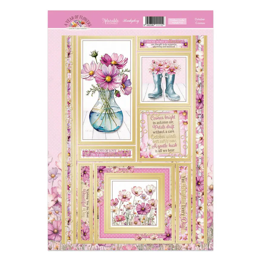October - Cosmos Luxury Topper Sheet 1