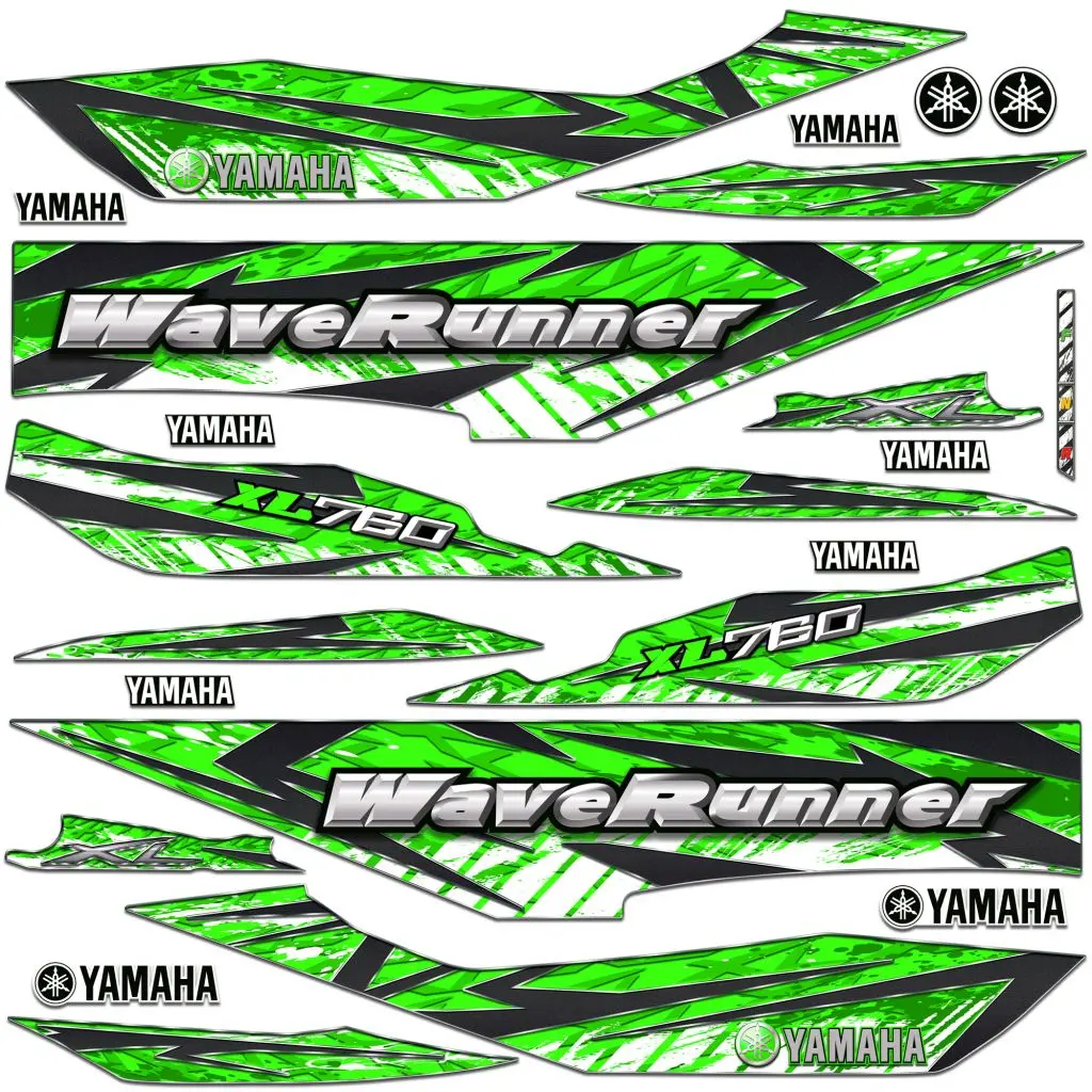 Yamaha Waverunner Xl 760 Accent Graphics (1999-2001) 2