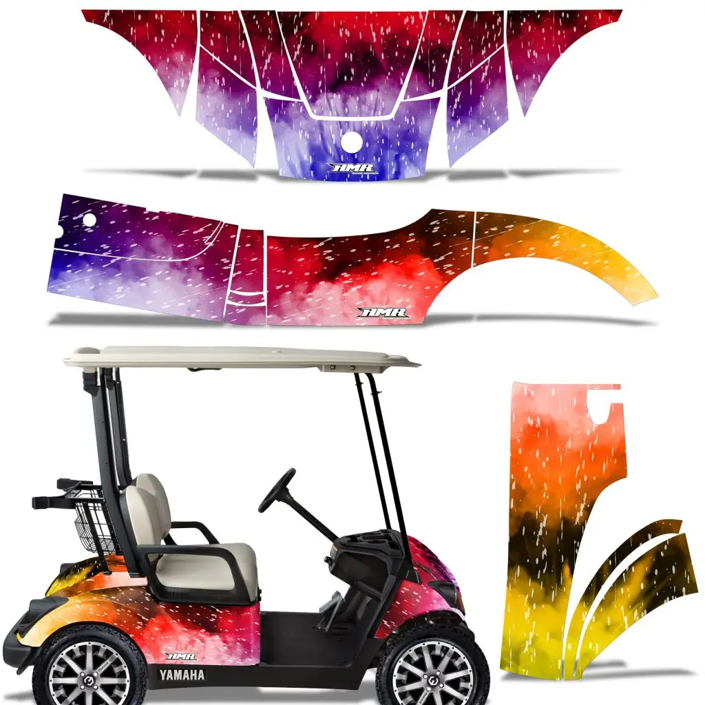 Yamaha Drive Golf Cart Graphics (2007-2016) 1