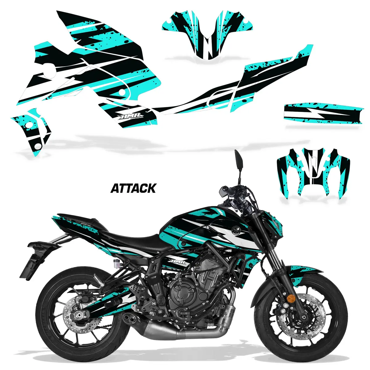 Yamaha Mt07 Graphics (2021-2022) 1