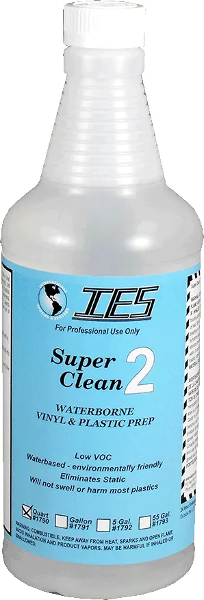 Ies 1790 Super Clean 2 Weaterbourne Plastic Prep Cleaner 1 Quart 1