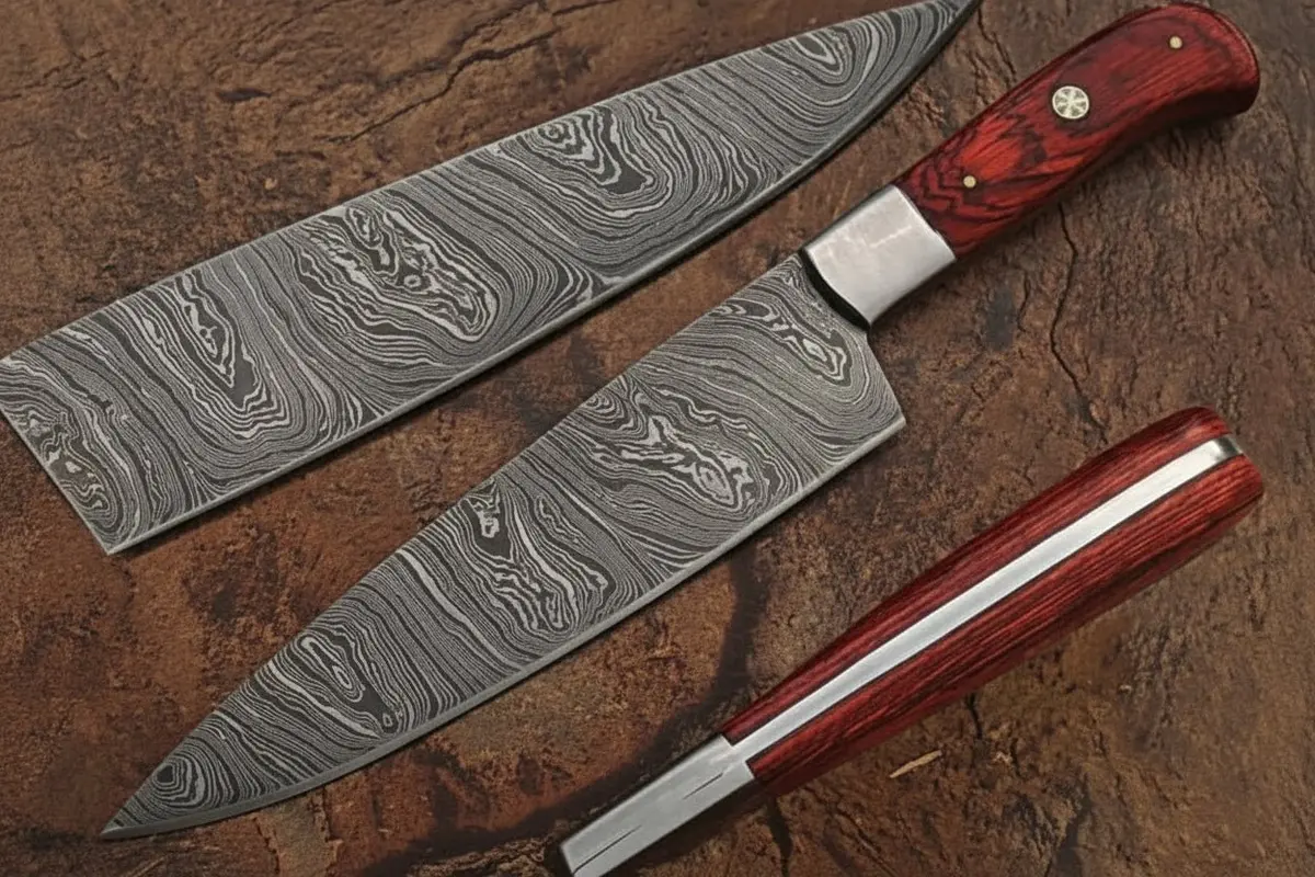 Best Chef Knife Custom Handmade Damascus, Single Chef/Kitchen Knife Dk-0139 1