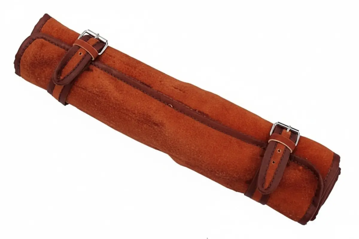 Best Chef Knife Custom Handmade Leather Roll Bag For  7  Pieces Set / Chef Sets Bag German Knife   Dk-0138 1