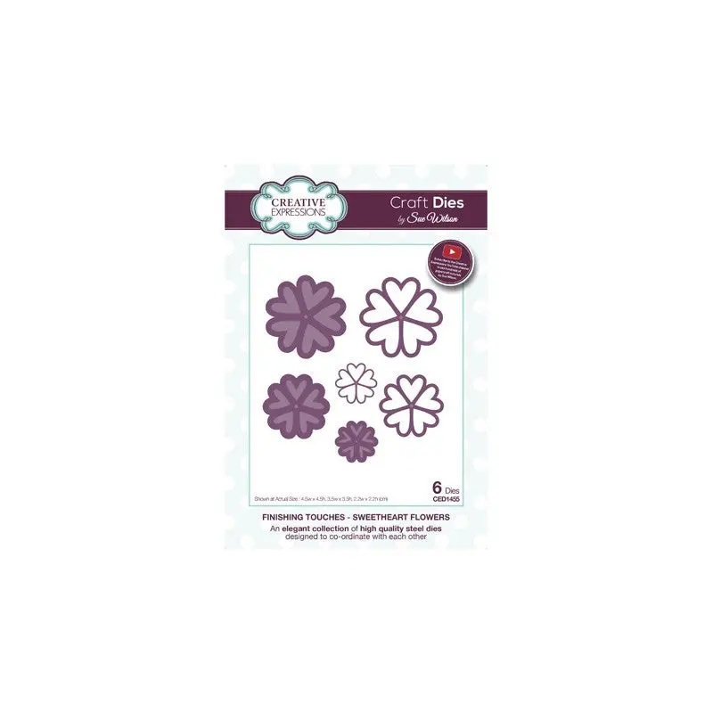 Finishing Touches Collection Sweetheart Flower Die 1
