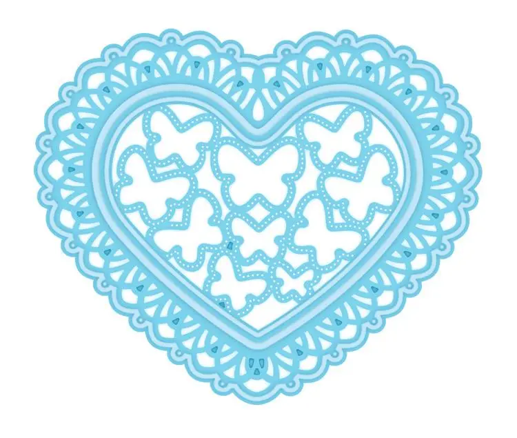Fillables Collection Fluttering Heart Die 1
