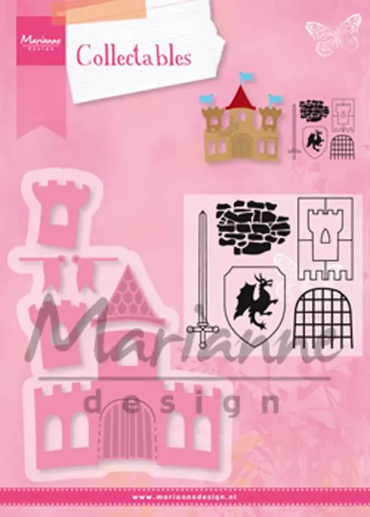 Marianne Design: Collectables Die & Stamp Set - Castle 1