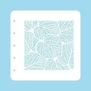 Stencil A6 For Magnetic Colour Set Stencil Leaves 1
