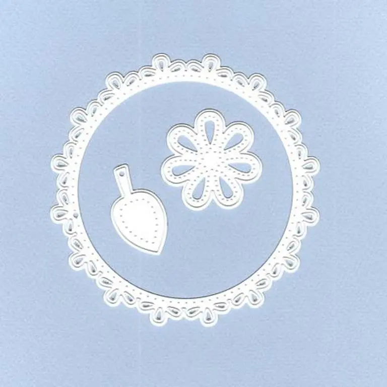 Marianne Design; Craftables Dies - Circle & Flower-Stitch 1