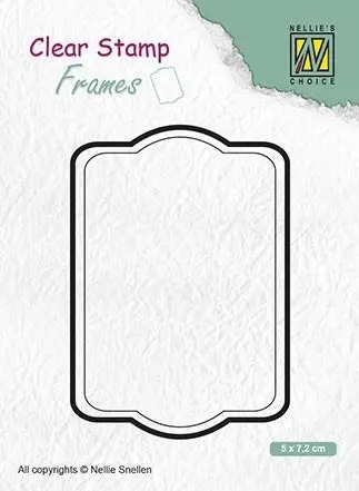 Clear Stamp Frame Rectangle 2 X 3 Inches 1